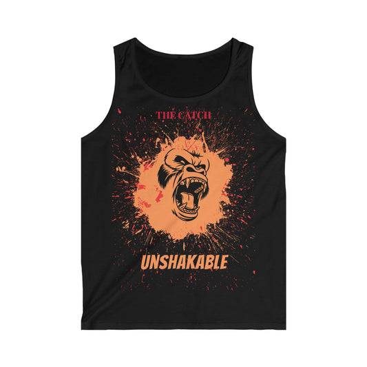 Men's Softstyle Tank Top - Unshakable Gorilla Graphic Tee