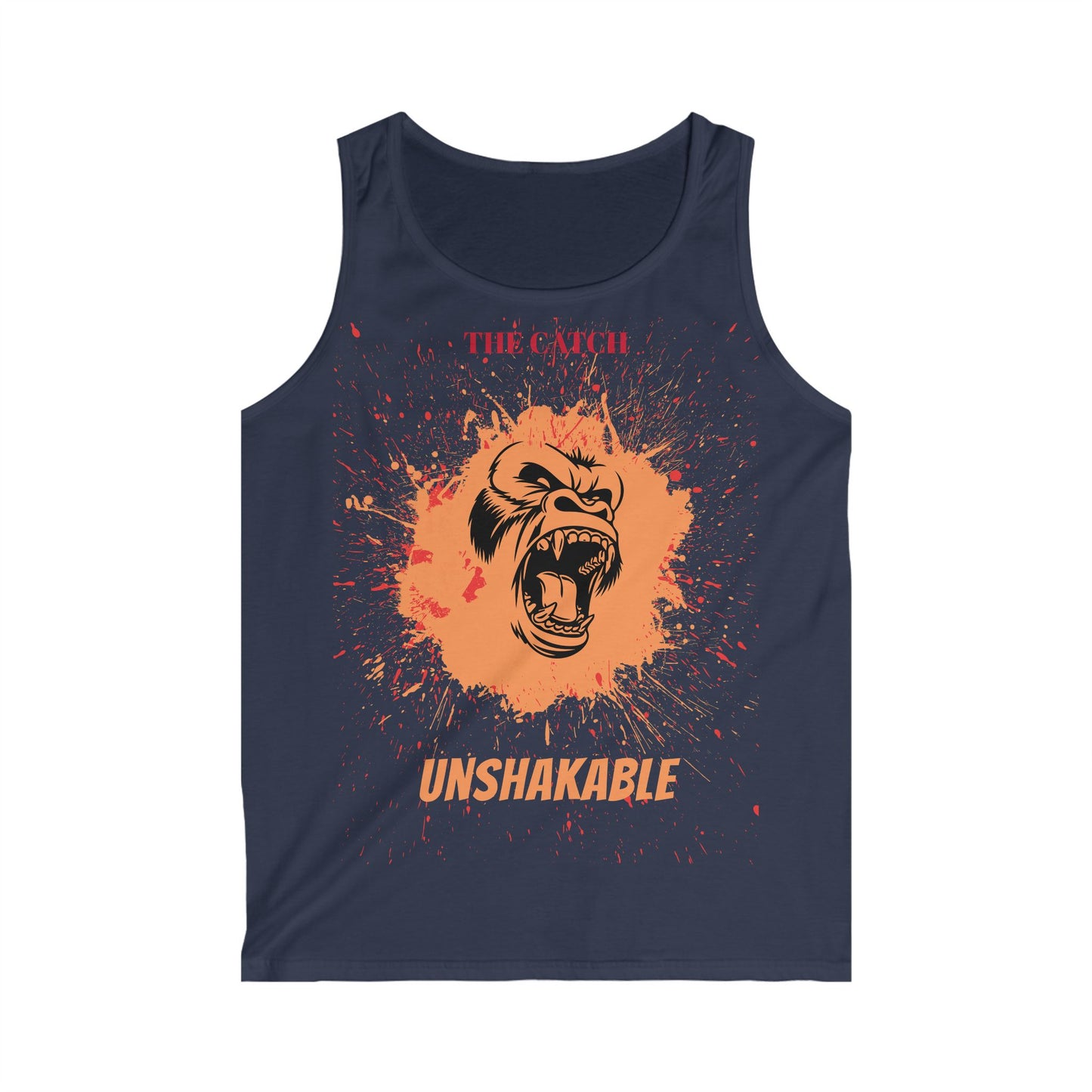 Men's Softstyle Tank Top - Unshakable Gorilla Graphic Tee
