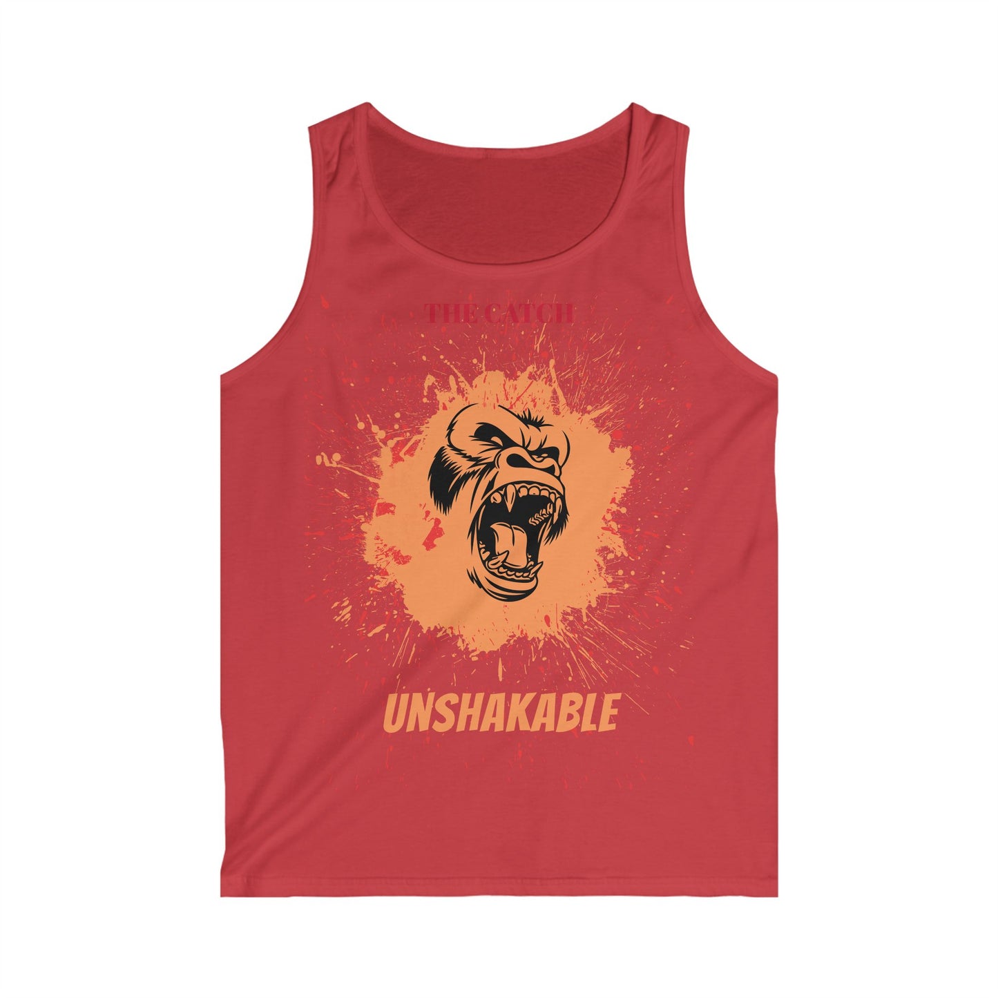 Men's Softstyle Tank Top - Unshakable Gorilla Graphic Tee