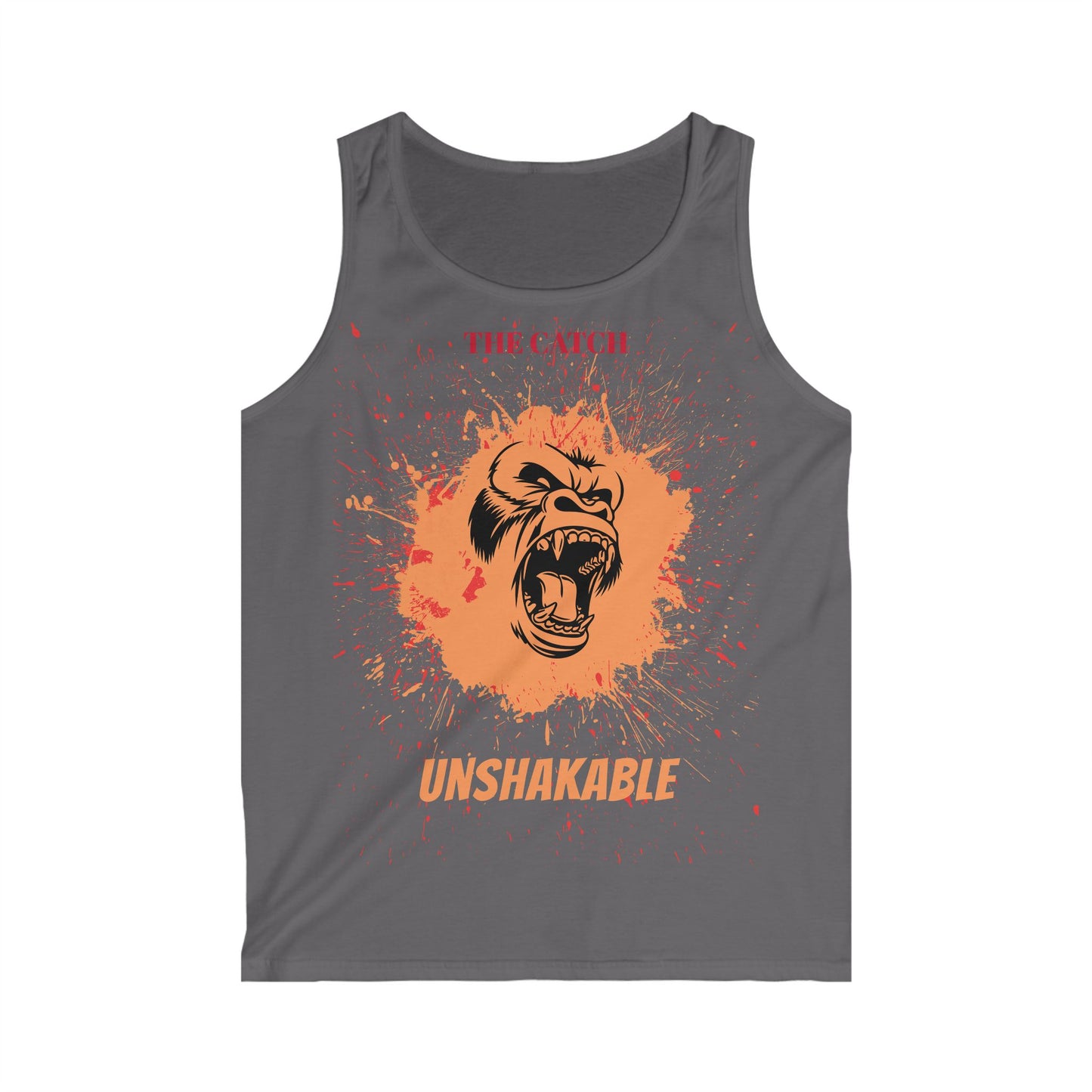 Men's Softstyle Tank Top - Unshakable Gorilla Graphic Tee