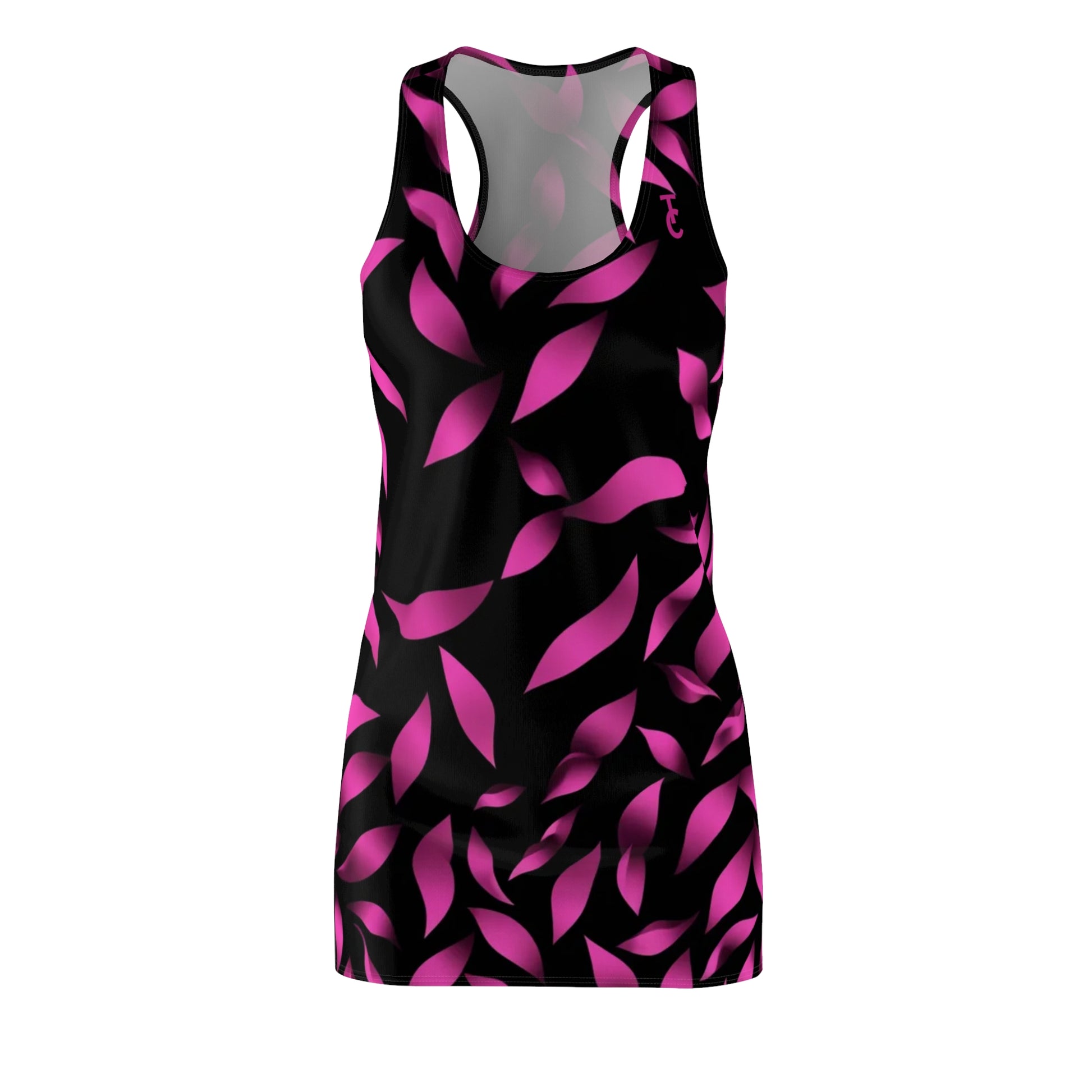 Women's Floral Racerback Dress, Summer Dress, Vacation Outfit, Boho Style, Party Dress, Trendy Evening Wear - THE CATCH