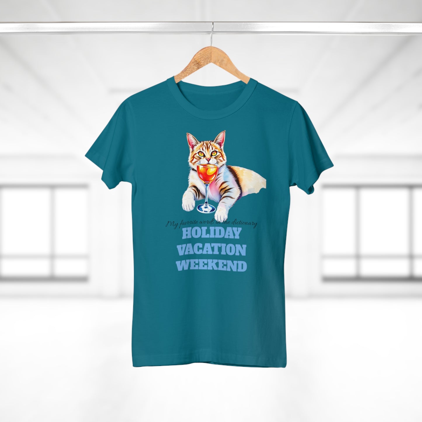 Cat Lover's Holiday Vacation T-Shirt
