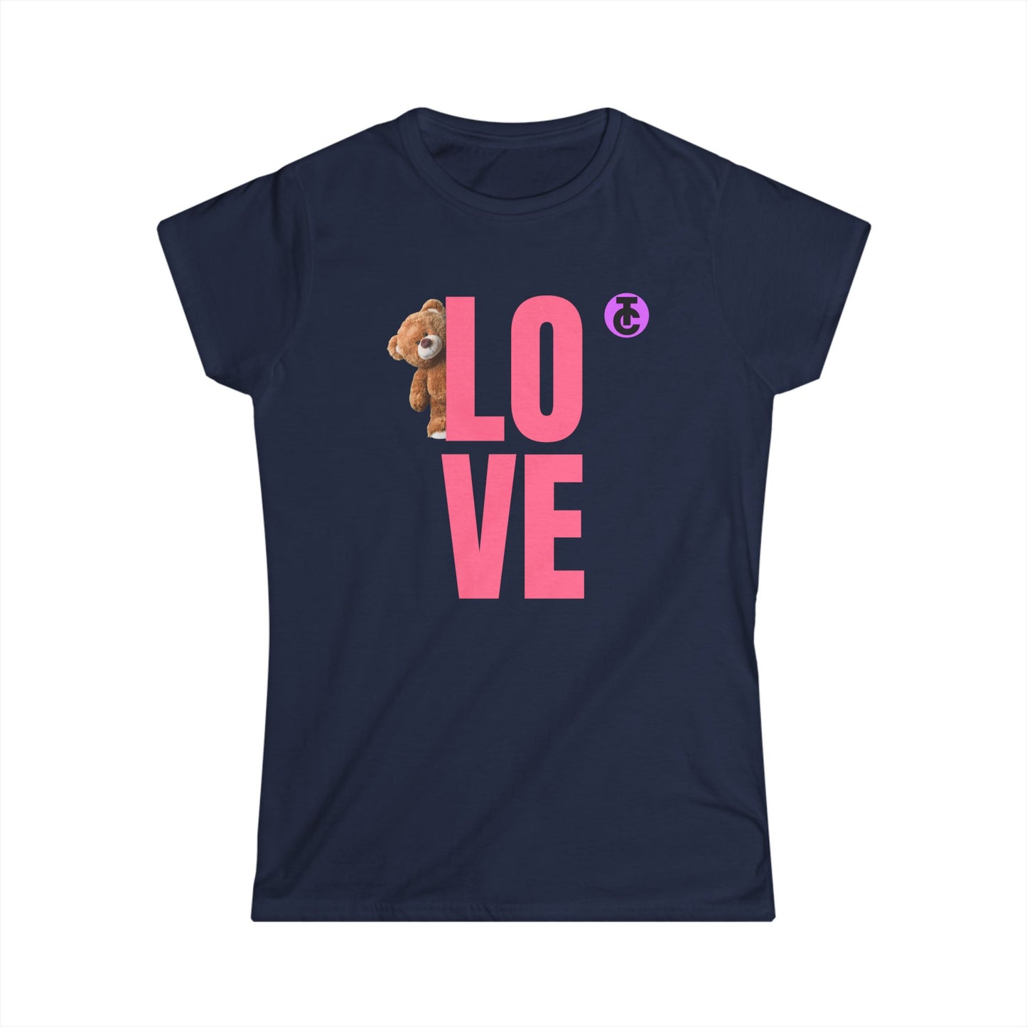 Women's Love Bear Tee - Cute Gift for Her, Casual Style, Birthday Shirt, Friendship Day, Cozy Wardrobe Essential - THE CATCH