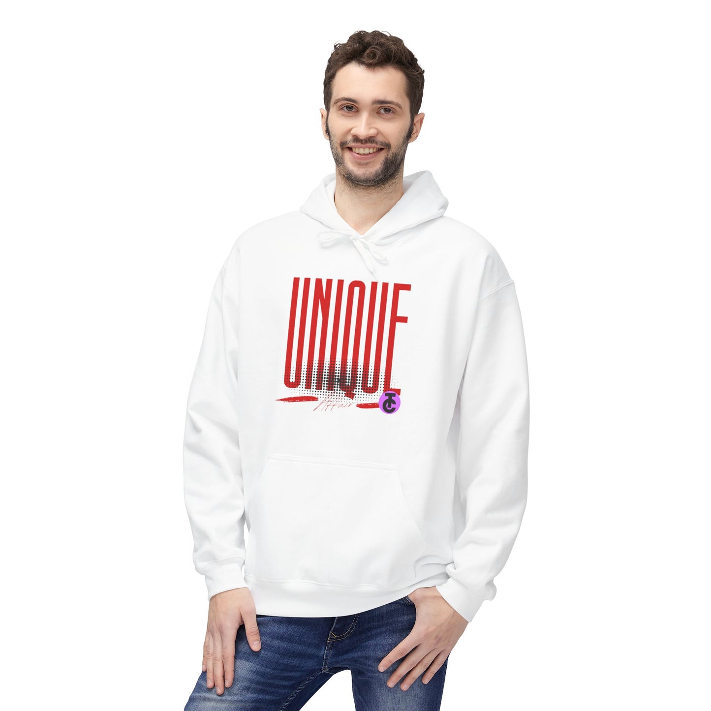 Unique Softstyle Fleece Hoodie - Trendy Graphic Sweatshirt - THE CATCH