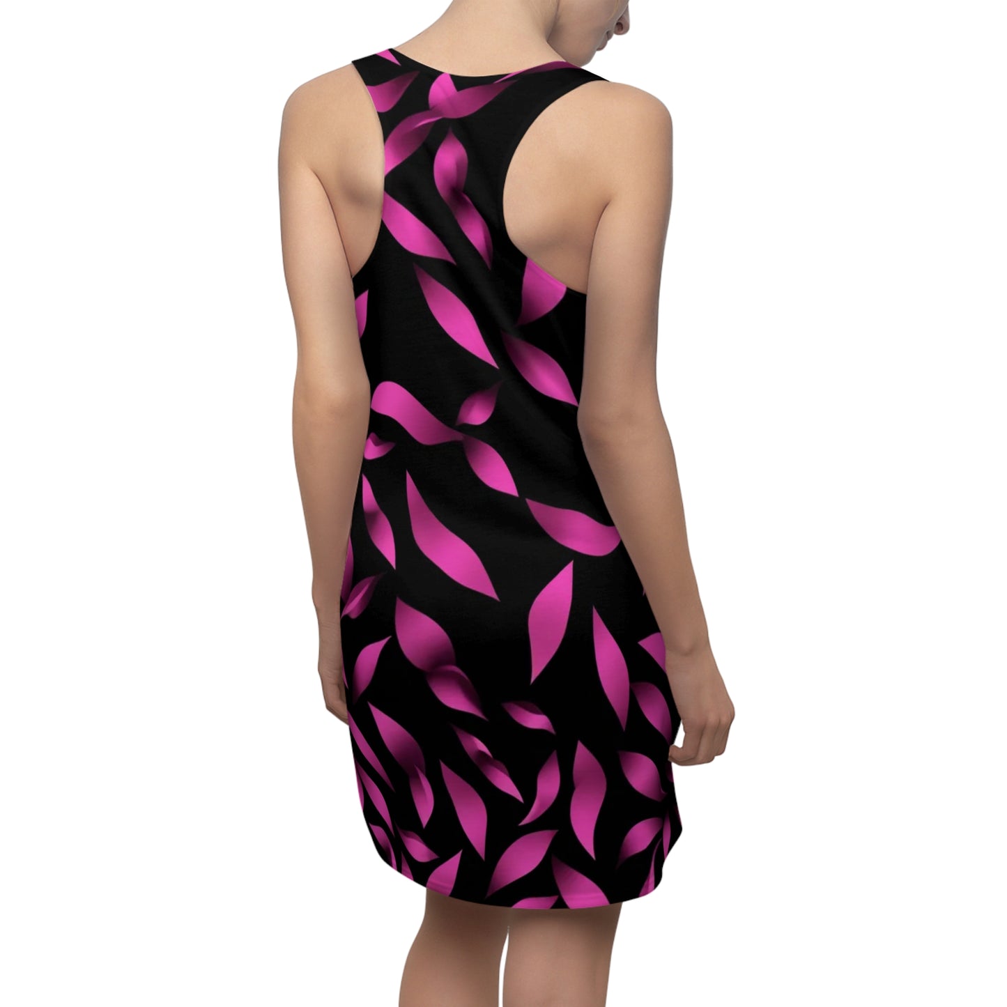 Women's Floral Racerback Dress, Summer Dress, Vacation Outfit, Boho Style, Party Dress, Trendy Evening Wear - THE CATCH