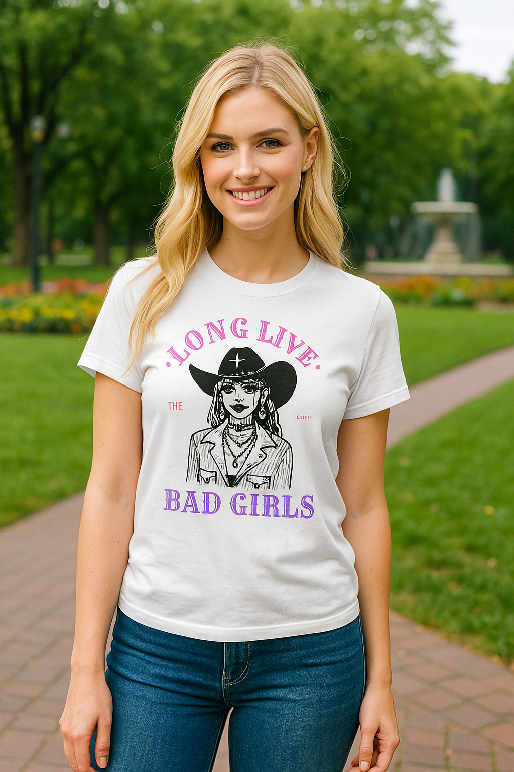 Long Live Bad Girls Women's T-Shirt - Trendy Graphic Tee for Bold Fashion Lovers - THE CATCH