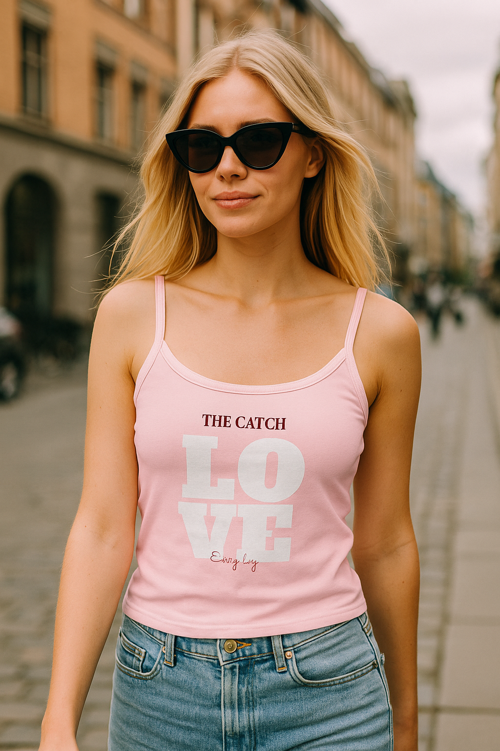 Women's Spaghetti Strap Tank Top - THE CATCH