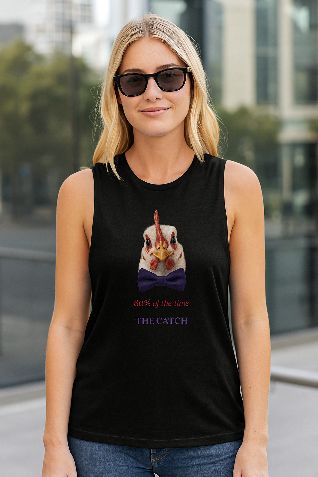Women's Flowy Scoop Muscle Tank - THE CATCH