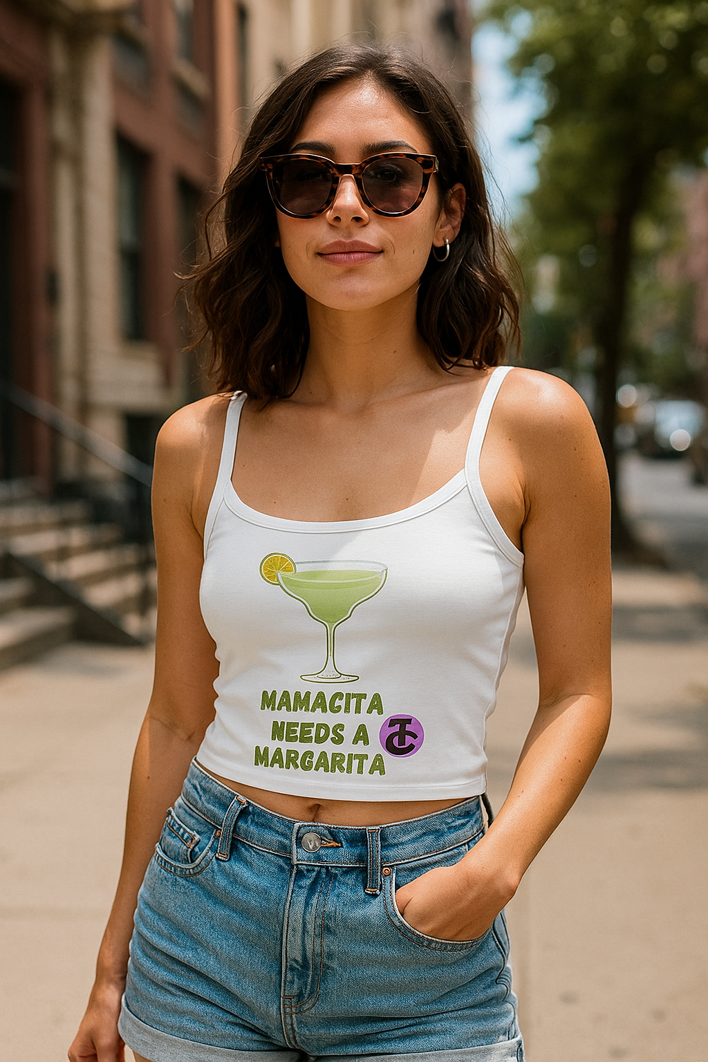 Chic Margarita Tank Top for Women, Summer Party Top, Casual Beachwear, Fun Gift for Her, Vacation Outfit - THE CATCH