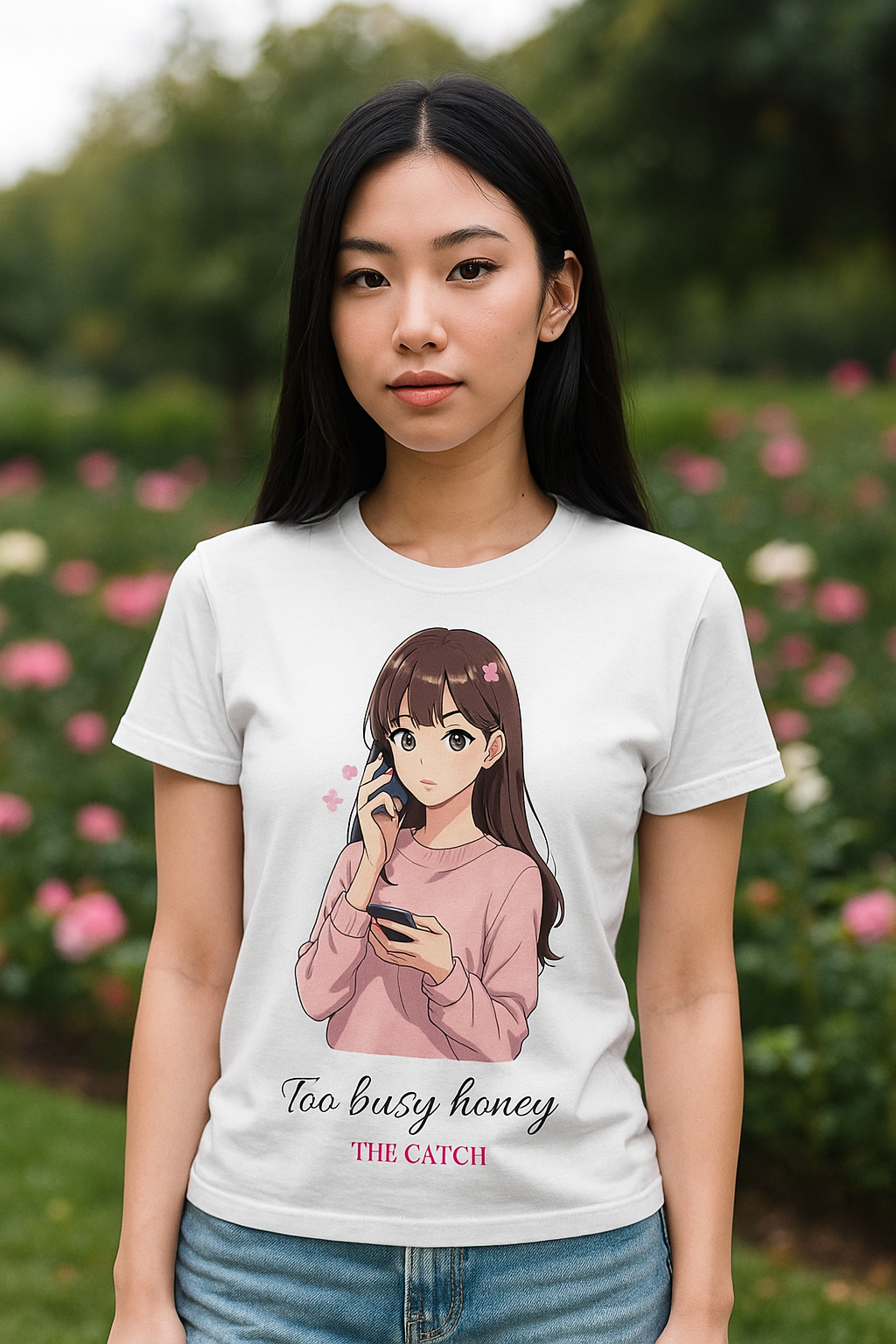 Too Busy Honey Graphic T-Shirt for Women - Cute Casual Top - THE CATCH