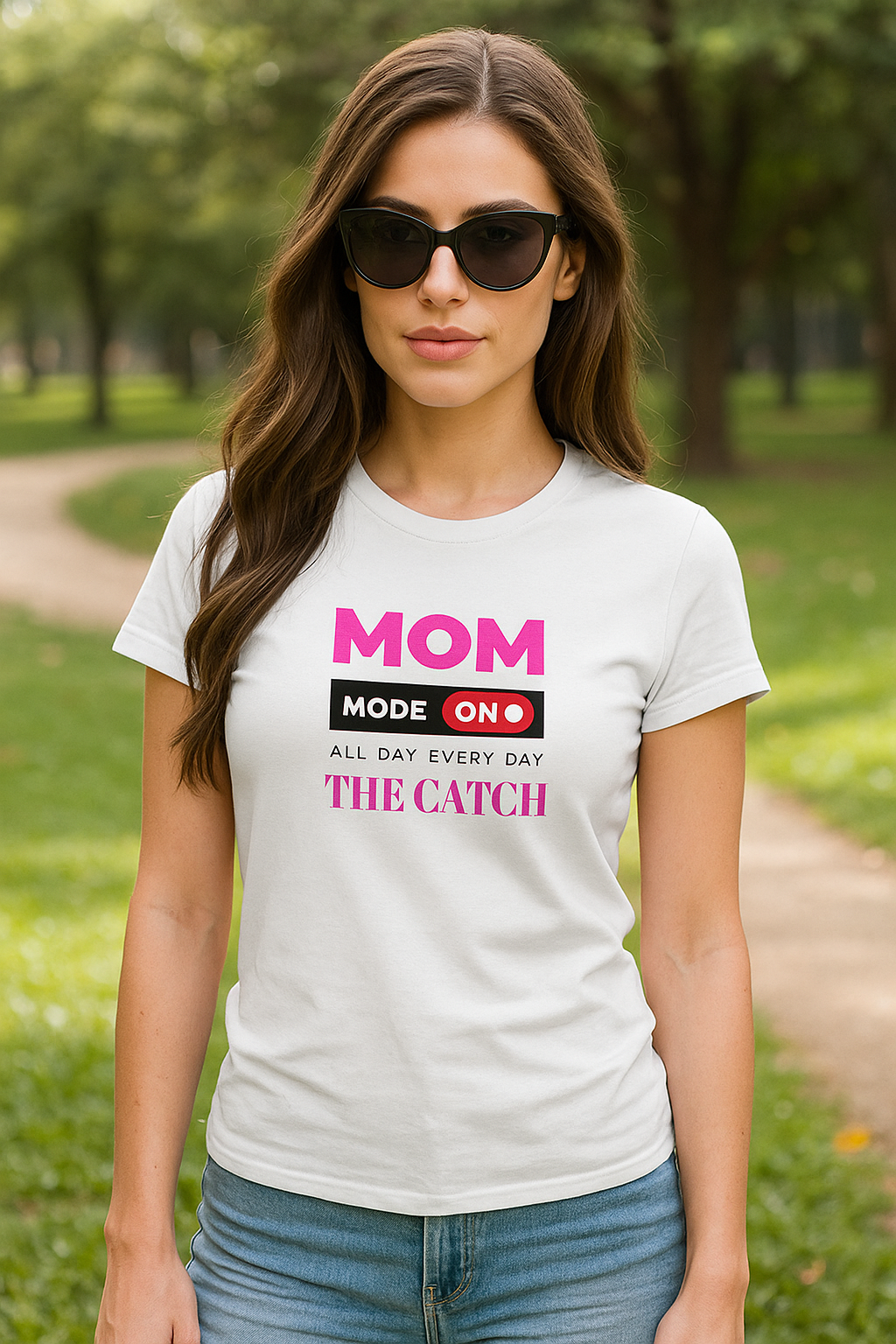 Mom Mode On T-Shirt - Perfect Gift for Moms - Casual Style - THE CATCH
